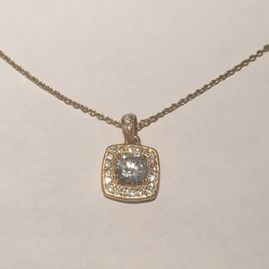 Beautiful gold diamond necklace